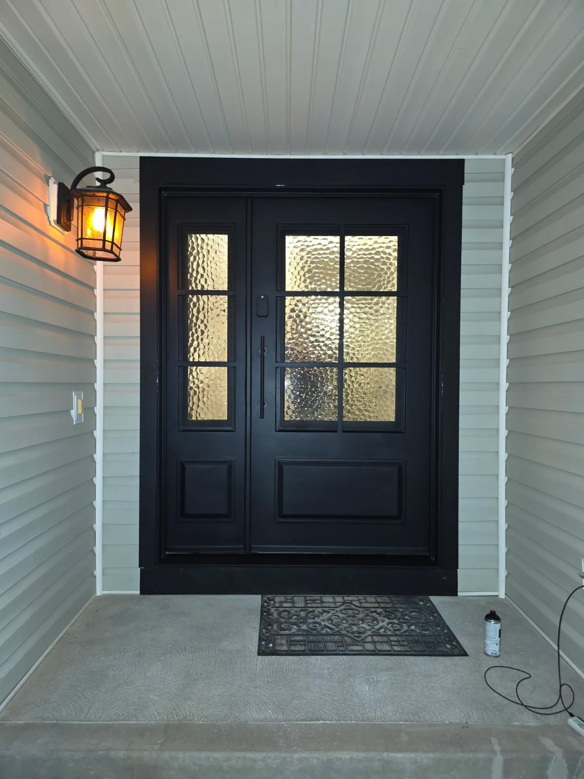 After — completed Colorado Iron Door installation
