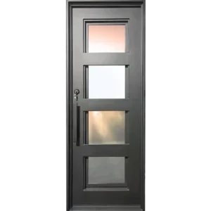Luxury Colorado mountain home with iron entry door