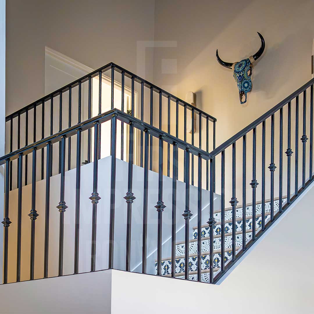 Staircase Railing iron door