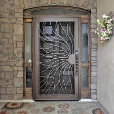 Sunburst Storm iron door