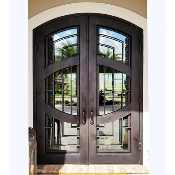 Arch Storm iron door